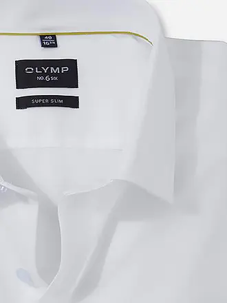 OLYMP NO.6 | Chemise SUPER SLIM | weiss
